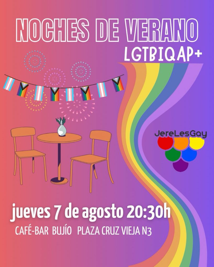 Llega la Segunda Noche de Verano LGTBIQAP+ a terrazas jerezanas de espacio seguro